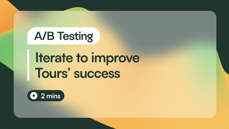 Run A/B Tests on Tours