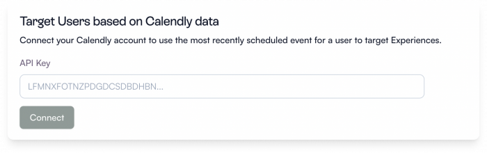 Use Calendly as a data source for targeted Experiences